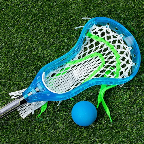 Vista 9 de Franklin Sports Juego Mini de Palo de Lacrosse + Bola para Niños - Palo de Lacrosse Plástico Venom para Principiantes - Juego Perfecto para Niños +