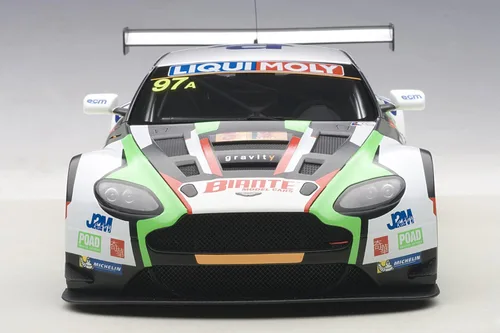 Vista 6 de Autoart Aston Martin V12 Vantage Bathurst Carrera de resistencia de 12 horas 2015 # 97 A. Macdowall/D. O'Young/S. Mucke 1/18 Model Car
