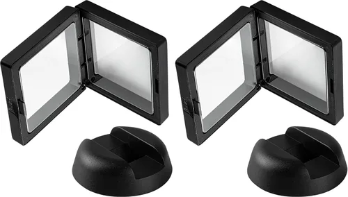 Vista 12 de Solo soportes: Display Tek - Soportes flotantes de 2.2 x 2.2 pulgadas, 10 soportes para marcos de exhibición - Las fundas se venden por separado