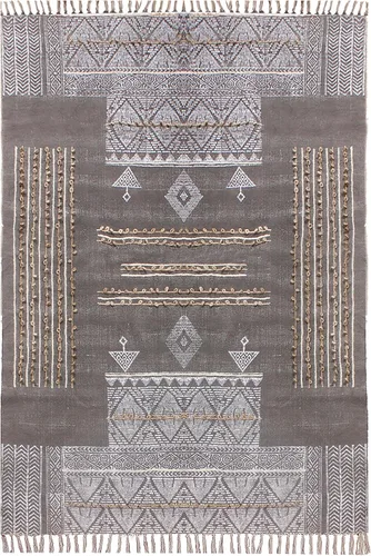Vista 13 de Kilim Dhurrie - Alfombra de algodón de 2 x 3 pulgadas, diseño geométrico de 0.19 pulgadas, fácil de lavar a mano, lavable a mano, alfombra