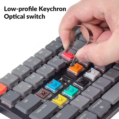 Vista 3 de Keychron Juego de interruptores ópticos marrones Keychron de perfil bajo - 87 piezas