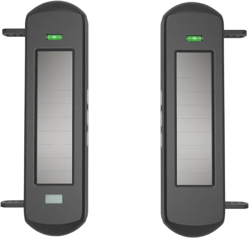 Vista 2 de HTZSAFE Sensor fotoeléctrico al aire libre inalámbrico solar 3 haz impermeable (IP66)