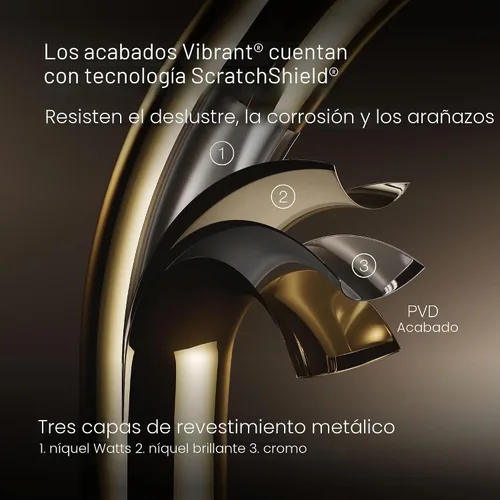 Vista 10 de Kohler 26290-G-BL Statement® Cabezal de ducha de tres funciones, 1.75 gpm, negro mate