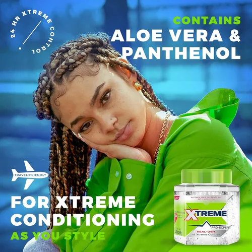 Vista 8 de Xtreme Pro-Expert - Gel transparente para el cabello, sin alcohol, control las 24 horas con aloe vera, tamaño de viaje, 3.39 onzas (paquete de 24)