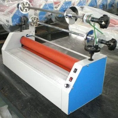 Vista 5 de Laminador frío eléctrico casero semi automático de la tarjeta de visita pequeña de 26" para montar y laminar impresiones de inyección de tinta