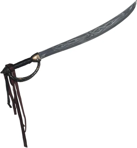 Vista 2 de amscan Espada pirata Cutlass - 26 12", 27", gris, 1 unidad