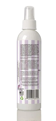 Vista 3 de TotLogic Spray desenredante de cabello para niños, lavanda Bliss, paquete de 2 (8 onzas cada uno), acondicionador desenredante sin enjuague