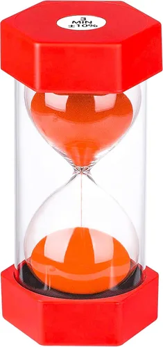 Vista 19 de Reloj de arena de 1 minuto,Reloj de arena colorido 1 minuto,Pequeño reloj de arena azul un minuto,Reloj de arena de plástico para niños