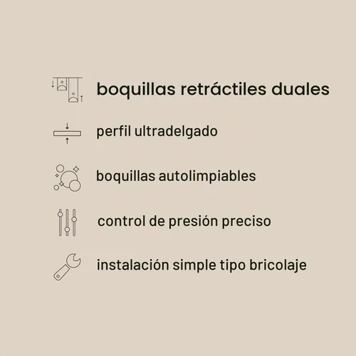 Vista 5 de Brondell FSP-250 FreshSpa Thinline Accesorio esencial de bidé de precisión para asientos de inodoro con presión de agua ajustable, control de brazo