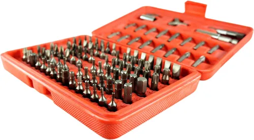 Vista 2 de Mayhew Bestway Tools B24380 - Juego de puntas de inserción para destornillador, 100 piezas