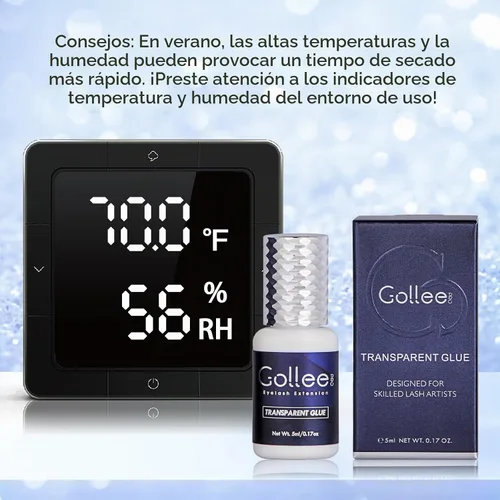Vista 7 de Pegamento de extensiones de pestañas transparente para extensiones de pestañas, (0.17 onzas líquidas/0.2 fl oz), 1-2 S, secado rápido/retención 6