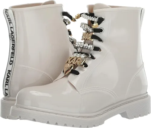 Vista 7 de Karl Lagerfeld Paris Botas de combate Topanga-Rain Bootie para mujer