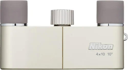 Vista 4 de Nikon Binoculares Yu 4X10D CF Champaign Oro