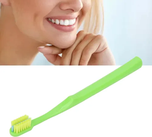 Vista 5 de plplaaoo 10 cepillos de dientes, cepillos de dientes ortodónticos en forma de V para aparatos ortopédicos, cepillo de dientes de cerdas suaves