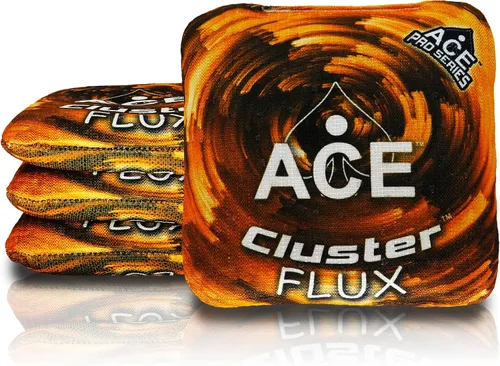 Vista 15 de Cluster Flux Bolsos de Cornhole ACE Pro + Kits PRO Tecnología de Almohadilla de Cluster Doble Cara Resbaladiza y Pegajosa para Todo Clima Negro