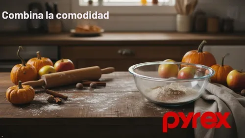 Vista 4 de Pyrex 323 Cuenco de vidrio transparente de 1.5 cuartos de galón, fabricado en Estados Unidos