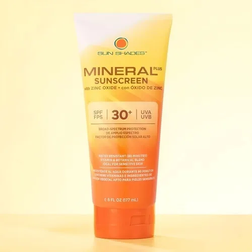 Vista 2 de Sun Shades Mineral Plus SPF 30+ Protector solar, 6 fl oz (aroma a coco y lima)