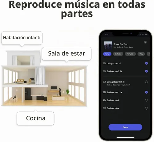 Vista 8 de WiiM Pro AirPlay 2 Receptor, Google Cast Audio, Transmisor Multisala WiFi, Compatible con Alexa, Siri y Google Assistant, Transmite Audio de Alta