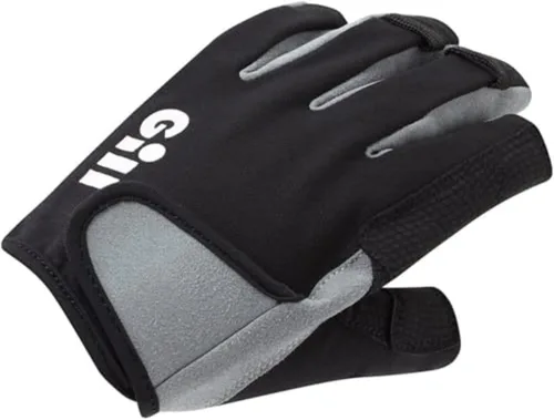 Vista 8 de Gill Deckhand - Guantes de vela de dedo corto con dedos de 3/4 de longitud, protección solar UV 50+ y repelente al agua