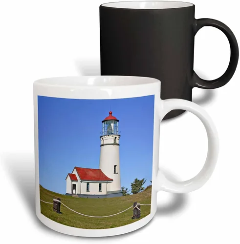 Vista 8 de 3dRose Taza de café, tamaño – 11oz – Faro de Cabo Blanco SP, Port Orford Oregon – US38 MGI0164 – Mark Gibson Lighthouses – divertido regalo de taza