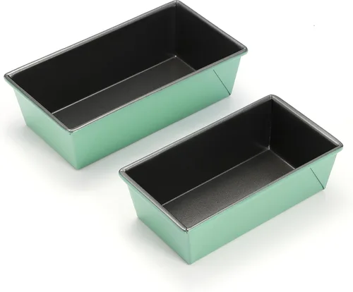 Vista 7 de monfish Pullman - Molde para pan con tapa, molde para tostadas de pan, bandeja de pan corrugado con tapa de 1 libra de masa de acero alluminumado