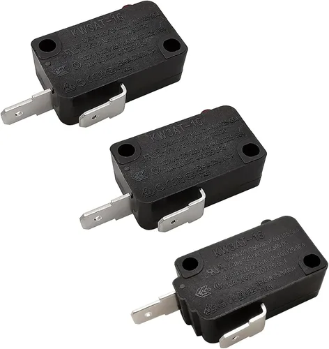 Vista 10 de Pieza de repuesto para interruptor de puerta de horno de microondas, 16A 125VAC, KW3AT-16 (compatible con KW3A-16), normalmente cerrado, 1 unidad