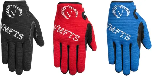 Vista 6 de Guantes de ciclismo VMFTS con gel y guantes deportivos sin dedos completos para fitness, levantamiento de pesas, entrenamiento de escalada