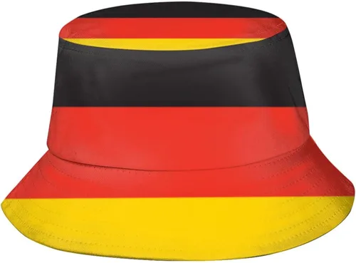Vista 46 de KiuLoam Sombreros de pescador unisex con bandera, sombreros de pescador plegables para exteriores, verano, viajes, senderismo, playa, gorras