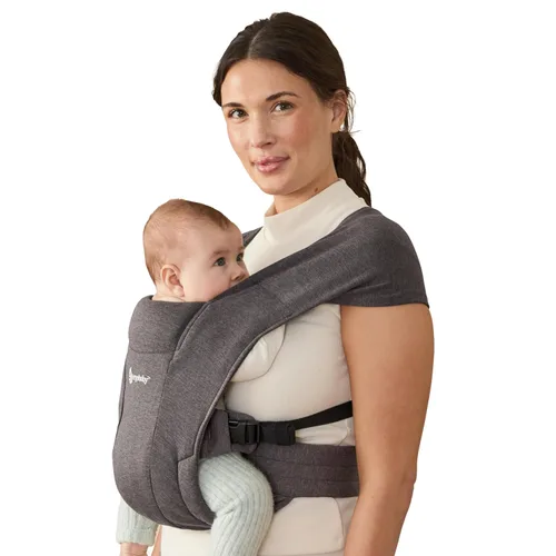 Vista 10 de Ergobaby Embrace Portabebés para Recién Nacidos hasta Niños Pequeños - Portabebés Ergonómicos Ligeros - Esenciales Acogedores (7-25 Libras), Tejido