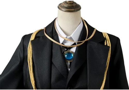 Vista 7 de The Antiguo Magus Bride Elias Ainsworth Cosplay traje negro conjunto completo