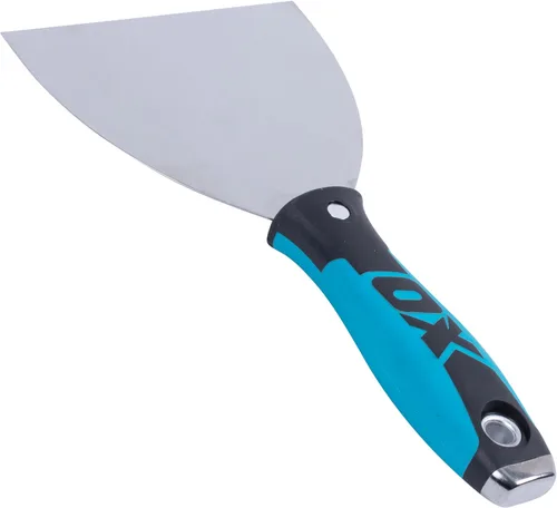 Vista 5 de OX Tools - Cuchillo de masilla de grado profesional, hoja flexible de acero inoxidable, 1-1/4 pulgadas Mango de agarre cómodo con extremo