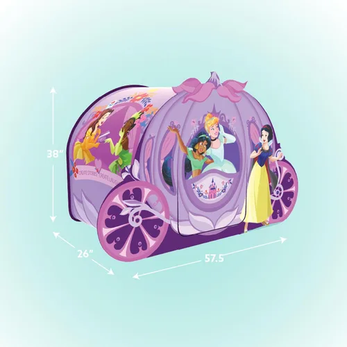 Vista 9 de Playhut, tienda para jugar con carruaje de princesas de Disney