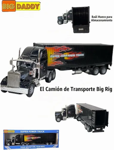 Vista 2 de Big Daddy Heavy Duty Tractor Trailer Cargo Transporter with Cargo Hold
