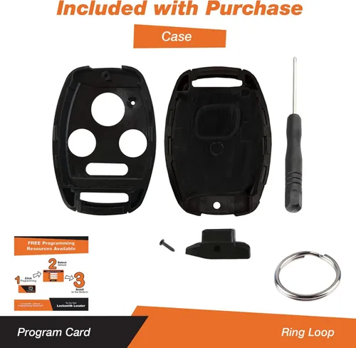 Vista 2 de Carcasa para llavero Honda Accord Civic Pilot y más (cambia tu hoja original)