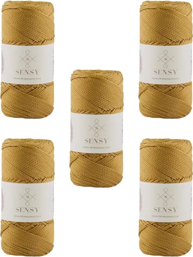 Vista 12 de Sensy Premium Cuerda de Poliéster 1.5mm (0.059 pulgadas) 164 Yardas Cuerda de Polipropileno 100% Cuerda de Macramé 1.5mm Cuerda para Bolsa