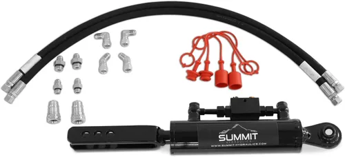 Vista 9 de Summit Hydraulics Kit de enlace lateral de doble efecto, cilindro de tractor de categoría 1
