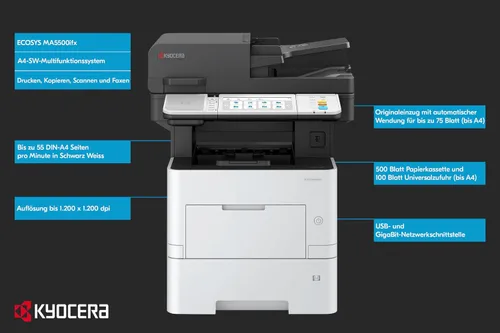 Vista 2 de KYOCERA ECOSYS MA5500ifx 110C0Z3NL0