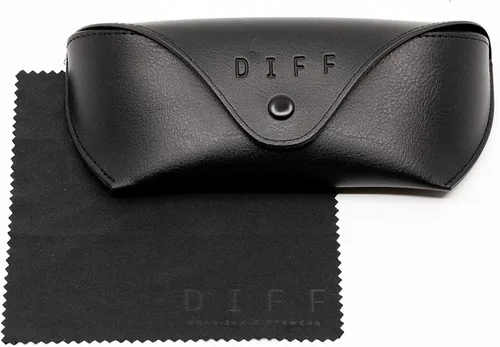 Vista 8 de DIFF Bella Designer - Gafas de sol cuadradas de gran tamaño para mujer, 100% protección UVAUVB, colores de moda de moda Tortoise