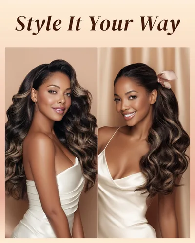 Vista 5 de Arabella - Pelucas de cabello humano sin pegamento de 6 x 5 con reflejos de encaje HD Balayage peluca de 18 pulgadas 1B/27 Ombre Lace Front Wigs