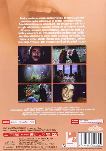 Vista 2 de Habla Mudita Internacional Import Movie European Format - Zone 2 1973