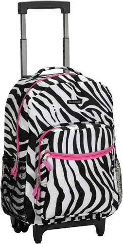 Vista 14 de Rockland - Mochila con asas dobles enrollables, Negro (Blackdot), Talla única
