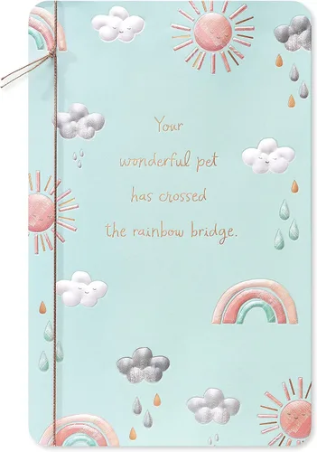 Vista 4 de American Greetings Tarjeta de condolencias para mascotas (vida llena de amor)