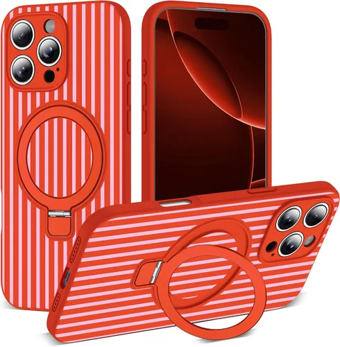 Vista 104 de SKYLMW Funda diseñada para iPhone 11 con soporte magnético invisible Compatible con Mag-Safe, a prueba de caídas de grado militar, a prueba