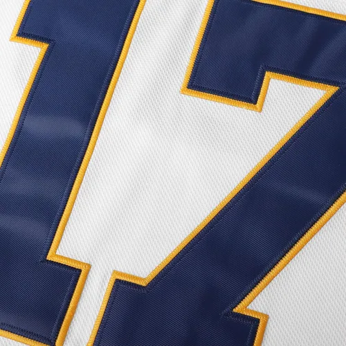 Vista 7 de Hanson Brothers - Camiseta de hockey 16 Charlestown Chiefs 17 Jeff Slap Shot 18, camiseta de hockey de película, azul, blanco, S-3XL