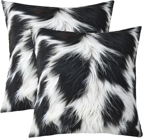 Vista 14 de Paquete de 2 fundas de almohada decorativas con diseño de oso, suave, rústica, con alce salvaje del oeste, para sofá, dormitorio, sala de estar