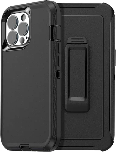 Vista 24 de AICase Funda para iPhone 12 Pro Max (6.7"), resistente protección contra caídas, cuerpo completo, a prueba de golpes, a prueba de polvo, protección