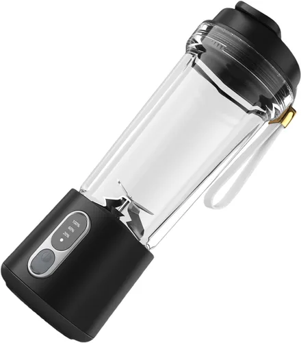 Vista 8 de Portable Blending Machine 300W Blending for Shakes Rechargeable 500ml Juicer Cup for Kitchen Portable Juicer Cup Black