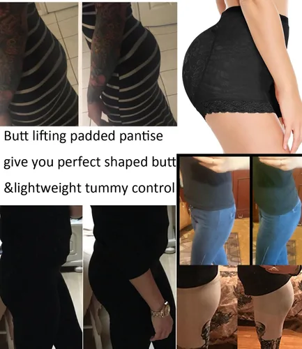 Vista 6 de NINGMI Women Butt Lifter Padded Shapewear Enhancer Control Panties Body Shaper Underwear