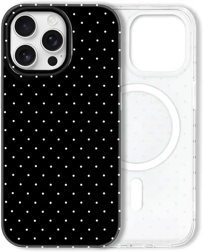 Vista 123 de Hython Funda para iPhone Air, diseño estético de lunares lindos, funda simple de 6.5 pulgadas, delgada, antiarañazos, parachoques de TPU suave, a
