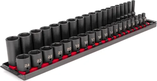 Vista 21 de TEKTON Juego de llaves de impacto de 3/8 pulgadas, 9 piezas SID91100
